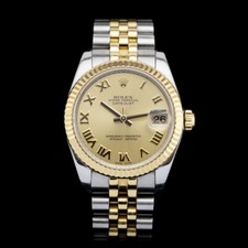 Rolex Lady-Datejust 31 champagne Roman 178273 with Rolex warranty card 2011