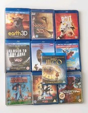 BLU-RAY 3D JOBLOT OF 10 3D