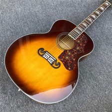 Sunset solid spruce jumbo - sunset,