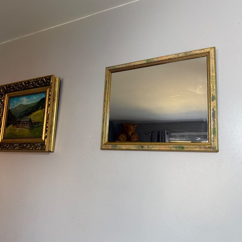 Vintage rectangle wall mirror - rectangle,