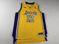 Dwight Howard Jersey Youth Large Yellow Los Angeles Lakers #10 Adidas Stitch