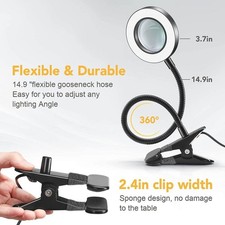 48 LED 5X Magnifier Clip-on