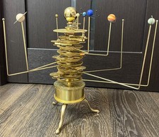 Orrery Solar System Model | Brass | Scientific Model | Complete and working