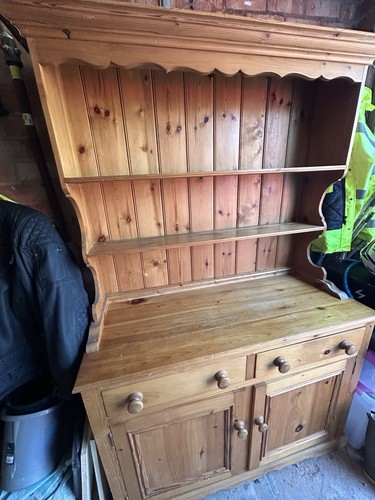 Pine welsh dresser made - pine,