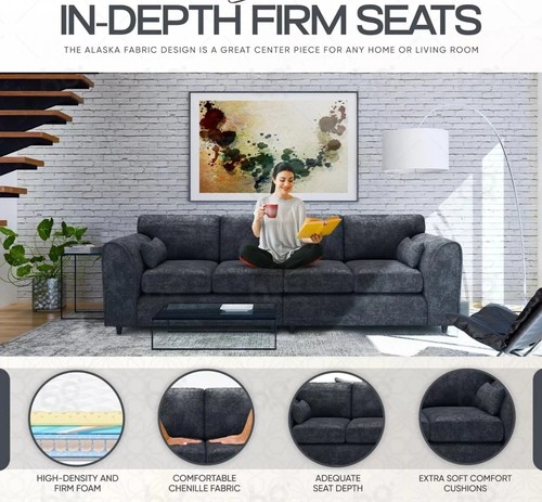 Large seater sofa alaska - large,