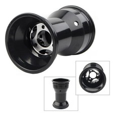 11x7.10-5 5" Rear Wheel Rim For GO Kart Off-Road Dirt Pit Bike Black Aluminum