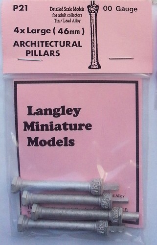 Decorated columns 46mm long - 4,