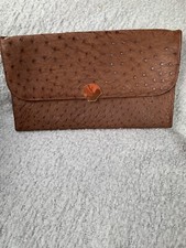 Ostrich Leather Antique Bag
