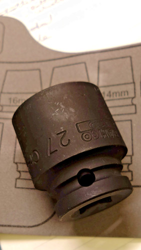 Bahco impact socket - bahco, size