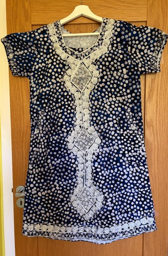 Embroidery african tie dye - african,