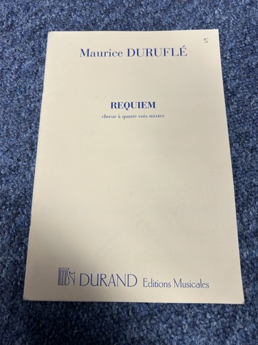 Requiem opus choral score - requiem,