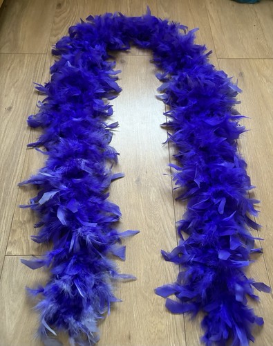 Purple feather boa vintage