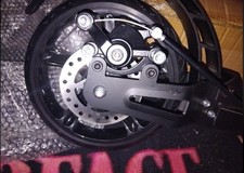 Adult Scooter Wheel 200mm 30mm Wide Black, Pre-fitted with ABEC-9 Bearings