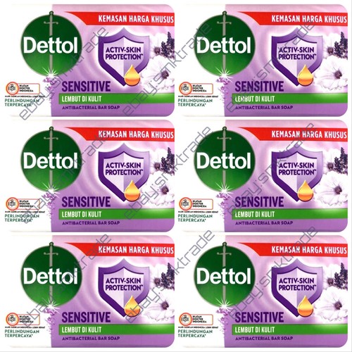 6x100g dettol sensitive - dettol,