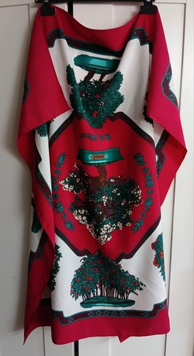 Vintage scarf bonsai - vintage,