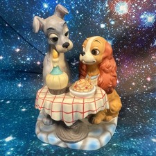 Walt Disney Lady and The Tramp Figure Spaghetti Date Meal - 18cm