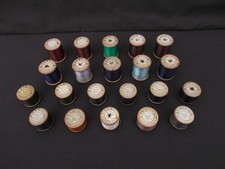 VINTAGE WOODEN COTTON REELS