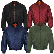 Men Gents MA1 Army Pilot Biker