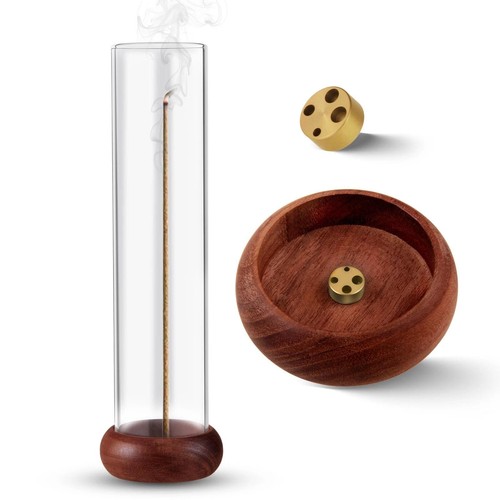 Incense holder walnut wooden - incense,