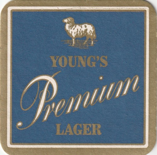 Beer mat youngs brewery - beer,