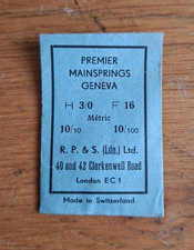 VINTAGE WATCH PARTS –
