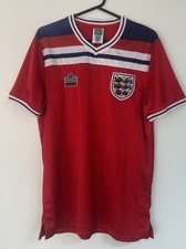 ENGLAND RETRO AWAY SHIRT 80-83 ADMIRAL SIZE L REISSUE 