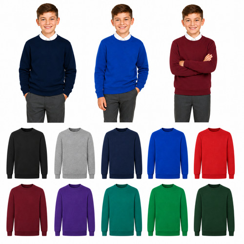 Kids school jumper - kids, crew