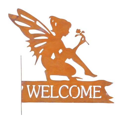 Fairy welcome sign plaque - fairy,