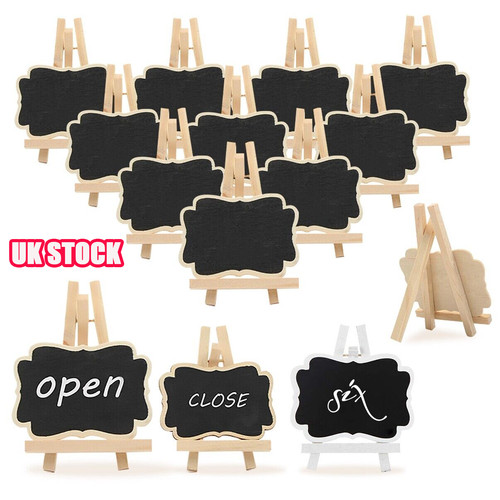 10x wooden mini blackboard - 5-10x,