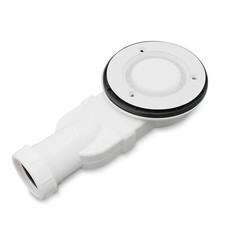 90mm Shower Tray Waste Easy Clean Universal Multi-Fit Shower Trap White