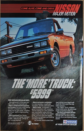 1985 nissan pickup - pickup, truck