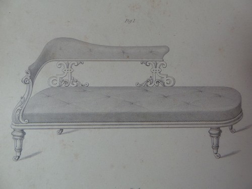 Rare 1853 victorian chaise - 1853,