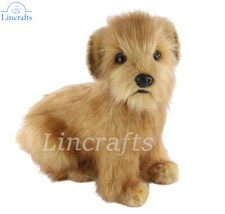 Hansa Norfolk Terrier 4126 Plush Soft Toy Dog Sold by Lincrafts UK Est.1993