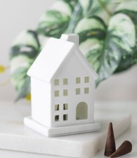 White Ceramic House Incense