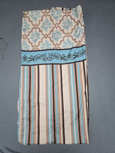 Blue brown and - beige, striped