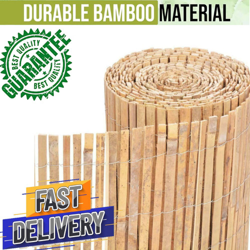 Bamboo slat fence screen roll - slat,