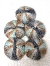 5 balls x 25g Mohair yarn 