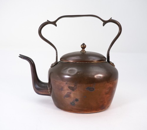 Antique copper kettle - antique,