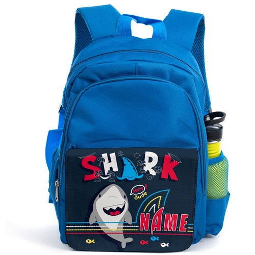Personalised shark backpack - shark,