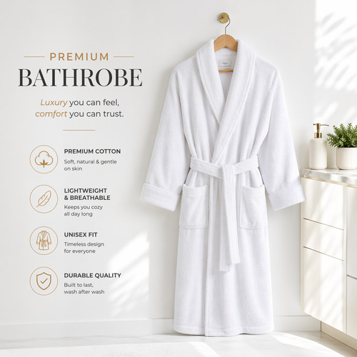 Bath robe men hooded - bath,