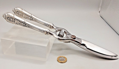 Vintage stainless with flower - stainless,