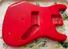 Short Scale Guitar Body, Strat Style, Unloaded (79b my ref)