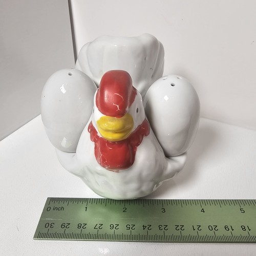 Vintage chicken with - with, salt