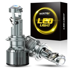 2X RHD H7 BI LED PROJECTOR LENS 40000LM 160W+500% Car Headlight Bulbs High/Low