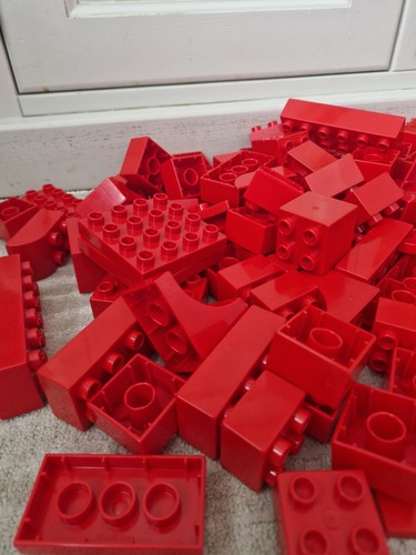 Lego duplo red parts bundle - red,