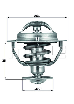 Mahle 82d thermostat - 73,