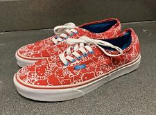 VANS RARE Hello Kitty Lo Trainers UK6.5 US9.5 Red And White Limited Edition