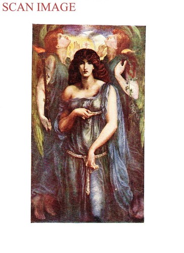 Rosetti print 1910 astarte - rosetti,