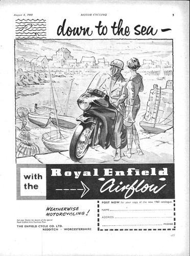 1960 advert for royal - royal, enfield