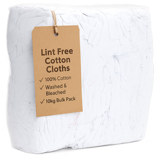 White 100 cotton lint free - cotton,